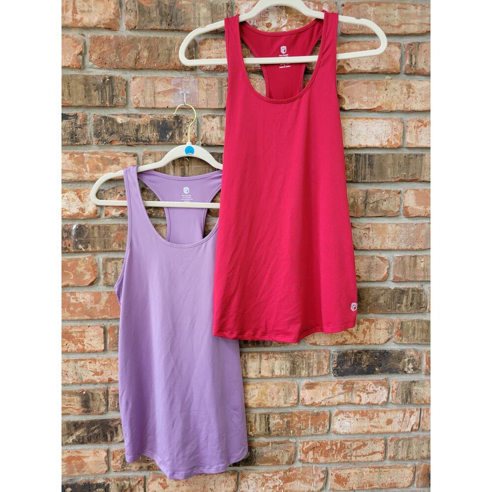 Born Primitive Racerback Tank Lot of 2 Size Large Athletic Workout Stretch